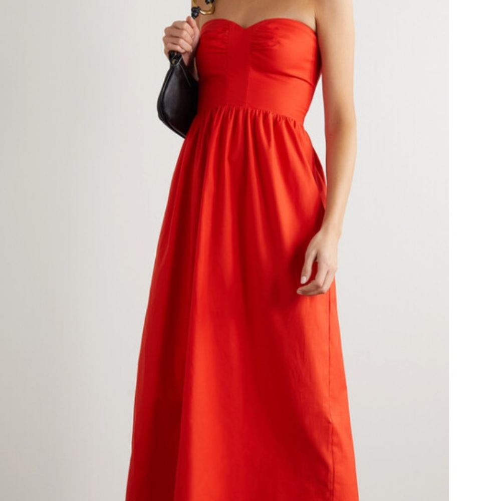 Reformation Buckley Strapless Peprika Size 8